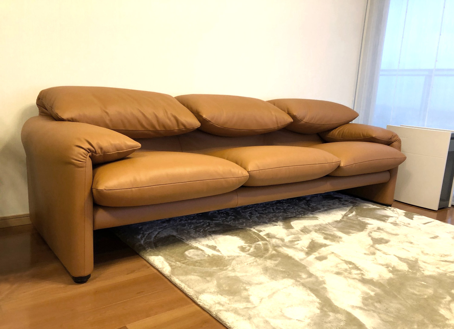 納品実績 Cassina Maralungaソファ