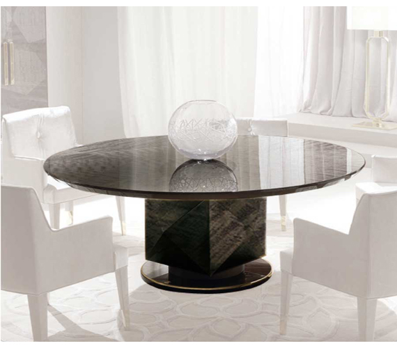 Infonity Round table with wooden base