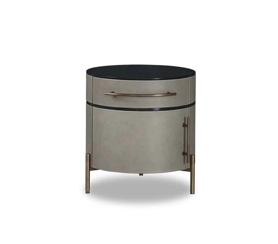 Plisse Bedside Table
