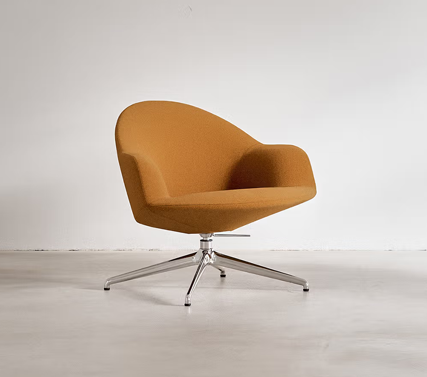 Circa Highback Swivel Chair with Armrests