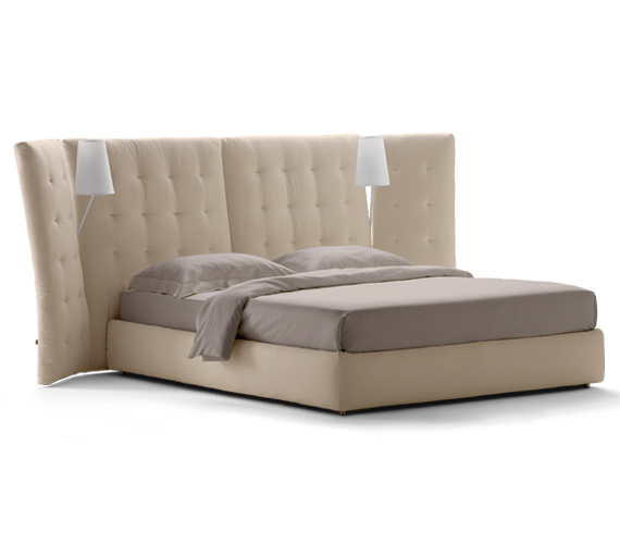 Angle With side panels quilted headboard