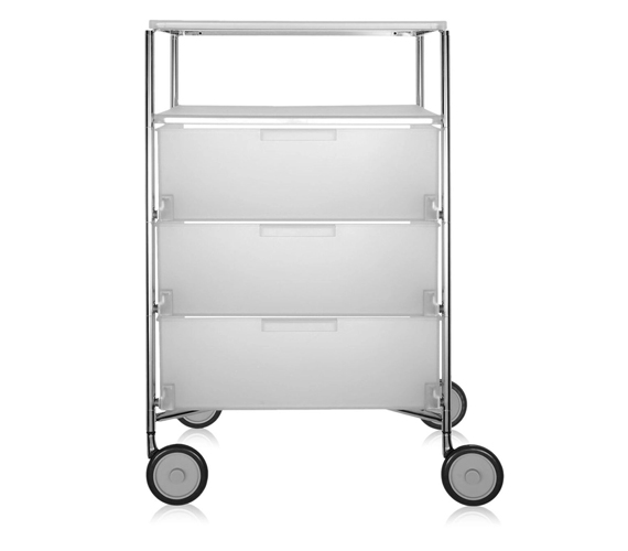MOBIL 3 drawers / 1 shelf with wheels