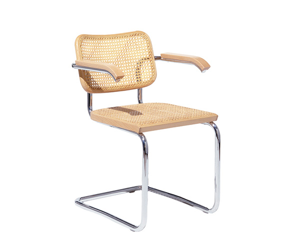 Breuer Collection Cesca Chair with Arms(機械張り)