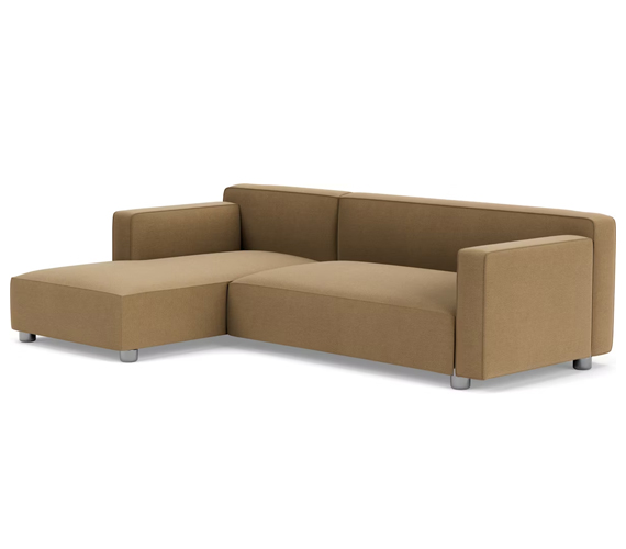 Barber Osgerby Asymmetric Sofa with Chaise