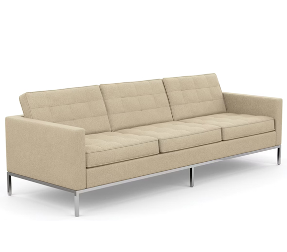 Florence Knoll Sofa, Three Seat
