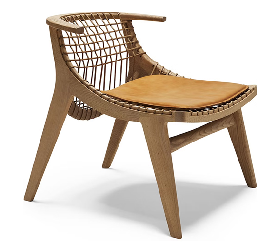 Klismos Lounge Chair