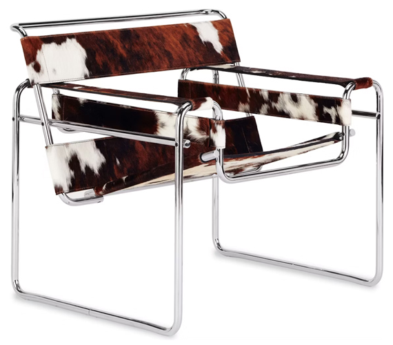Wassily Chair, Haired Hide