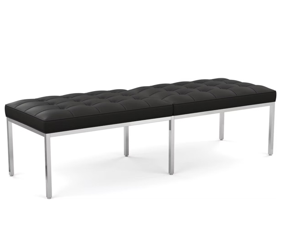 Florence Knoll Bench, Three Seater