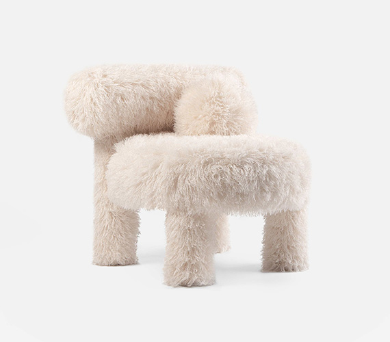 Low Chair Gropius CS1 Fluffy Edition