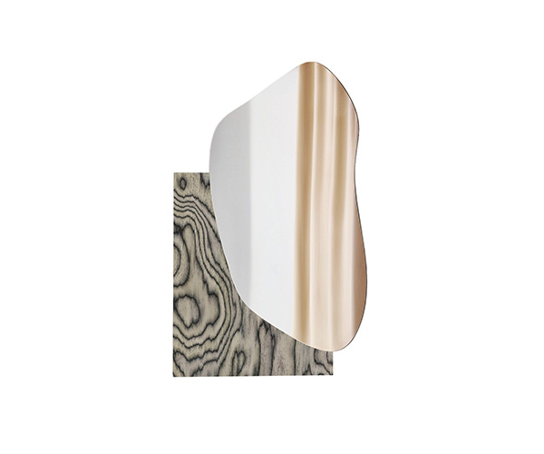 Lake Mirror 1 in Ettore Sottsass ALPI Wood Veneer