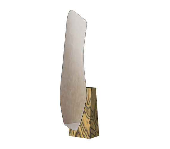 Lake Mirror 5 in Ettore Sottsass ALPI Wood Veneer