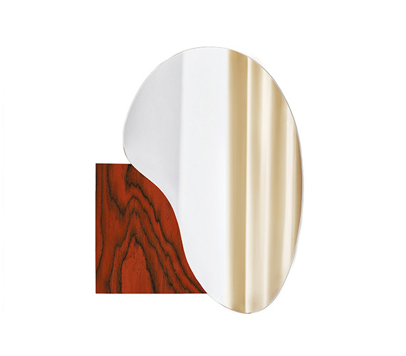 Lake Mirror 4 in Ettore Sottsass ALPI Wood Veneer