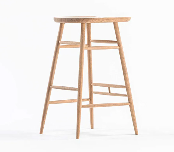 Spindle high stool