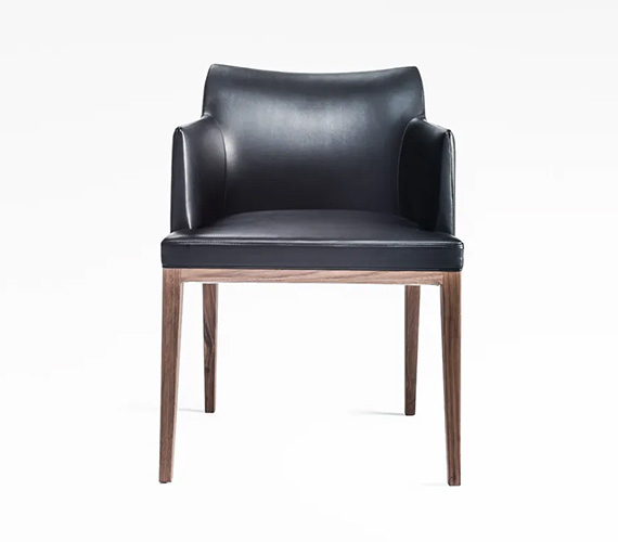 Leon seamless half arm chair
