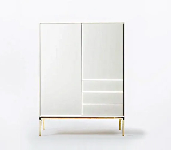 Pastel composition cabinet