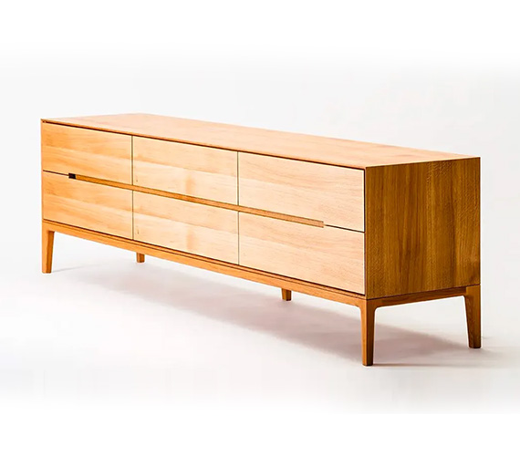 Horizontal composition cabinet