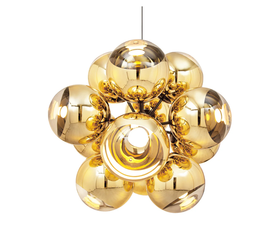BURST MIRROR BALL CHANDELIER