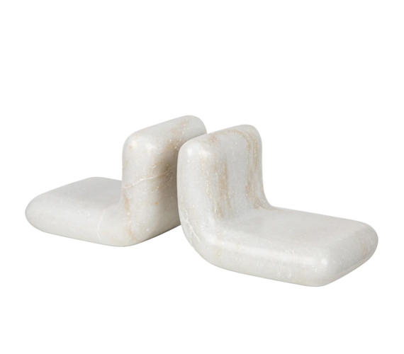 STONE BOOKEND WHITE